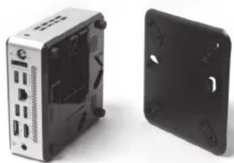 Zotac ZBOX nano ID64 Plus - Mounting the ZOTAC ZBOX nano to a LCD monitor - 2