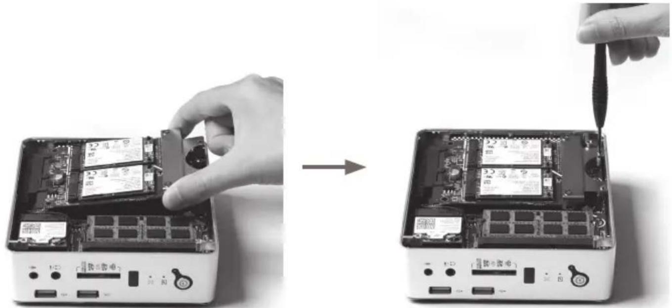 Zotac ZBOX nano ID64 Plus - Installing mSATA SSD Modules - 4