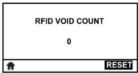 RFID VOID COUNT 0 RESET