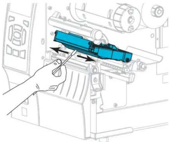 ZEBRA ZT420 - To clean the printhead and platen roller, complete these steps: - 4