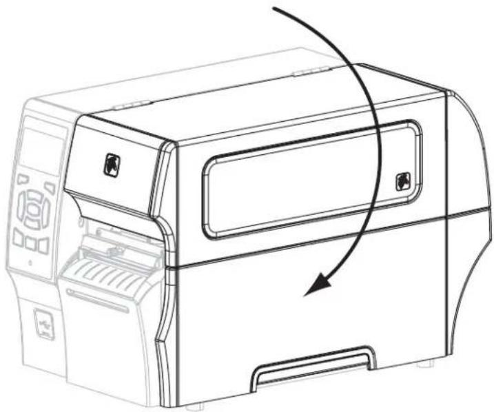 ZEBRA ZT420 - To clean the cutter module, complete these steps: - 10