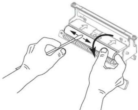 ZEBRA ZT420 - If adhesive buildup affects peel-off performance, complete these steps: - 5