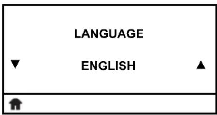 LANGUAGE ▼ ENGLISH ▲ ↑