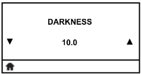 DARKNESS ▼ 10.0 ▲ ↑