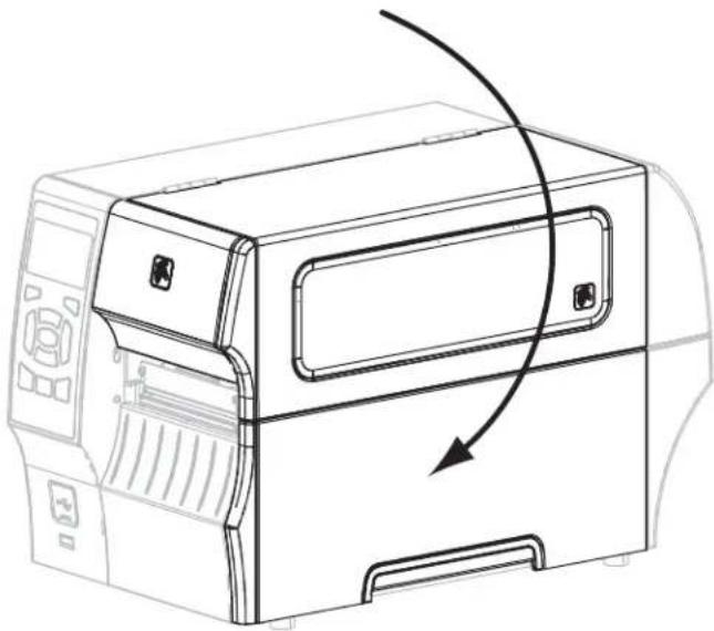 ZEBRA ZT420 - To clean the printhead and platen roller, complete these steps: - 7