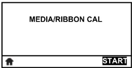 MEDIA/RIBBON CAL START