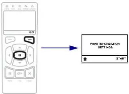 PRINT INFORMATION SETTINGS START