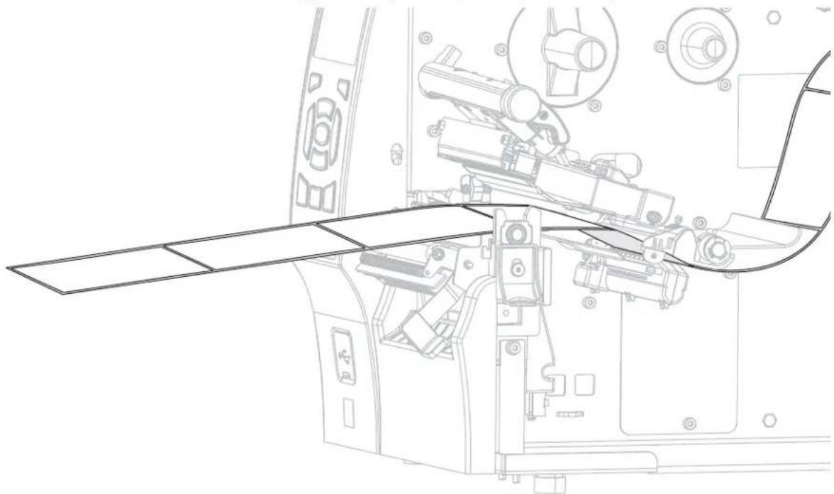 ZEBRA ZT420 - Final Steps for Peel-Off Mode (with or without Liner Take-Up) - 3
