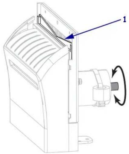 ZEBRA ZT420 - To clean the cutter module, complete these steps: - 5