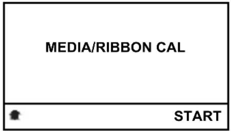 MEDIA/RIBBON CAL START