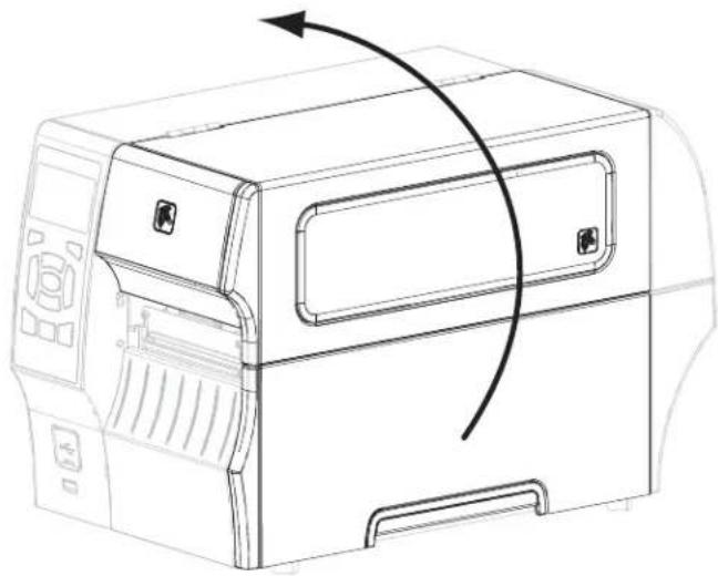 ZEBRA ZT420 - To clean the printhead and platen roller, complete these steps: - 1