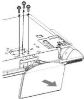 SONY Bravia KDL-26E4020 - Detaching the Table- Top Stand from the TV - 2