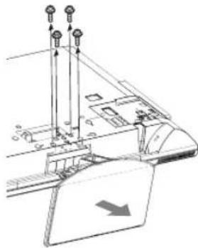 SONY Bravia KDL-26E4020 - Detaching the Table- Top Stand from the TV - 1