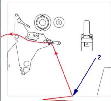 ZEBRA 140Xi4 - To load fanfold media, complete these steps: - 3