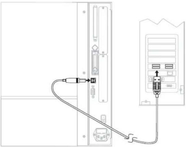 ZEBRA 140Xi4 - Connect the Printer to the Computer or Network - 3