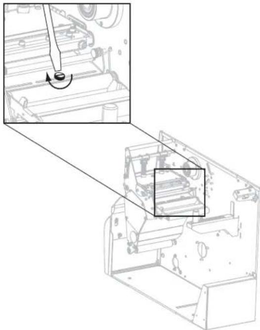 ZEBRA 140Xi4 - To reposition the upper media sensor along the inside portion of the media, complete these steps: - 4