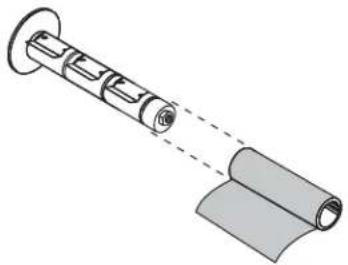 ZEBRA 140Xi4 - To load ribbon, complete these steps: - 4