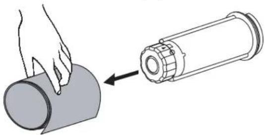 ZEBRA 140Xi4 - To remove used ribbon, complete these steps: - 3
