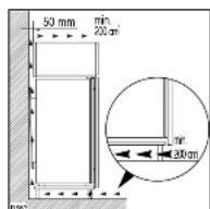 DE DIETRICH DRC629JE - Dimensiones del hueco - 1