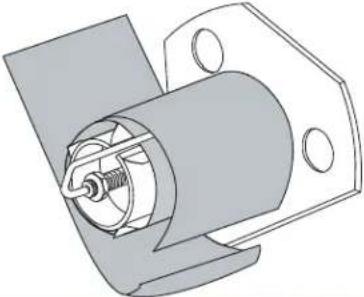 ZEBRA 220Xi4 - To remove media or liner from the rewind spindle, complete these steps: - 2