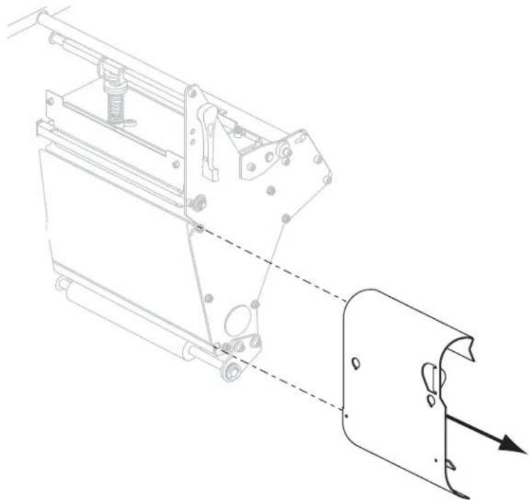 ZEBRA 220Xi4 - To set up the printer in Peel-Off mode, complete these steps: - 1