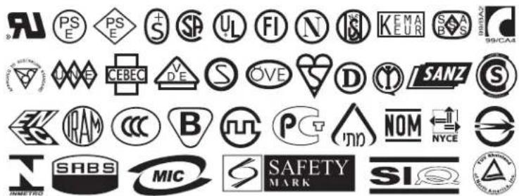 Collection of corporate logos including PSE, SAB, SA, and others with standard alphanumeric codes