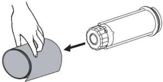 ZEBRA 220Xi4 - To remove used ribbon, complete these steps: - 3