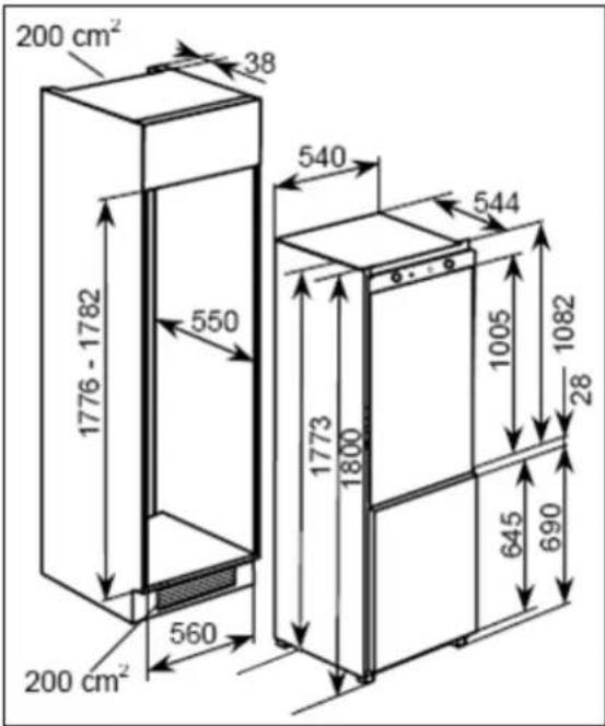 200 cm² 38 1776 - 1782 550 540 544 1773 1800 1005 1082 28 645 690 200 cm² 560