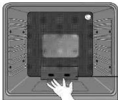 LEISURE LGV53 - Oven burner heat shield positioning - 1