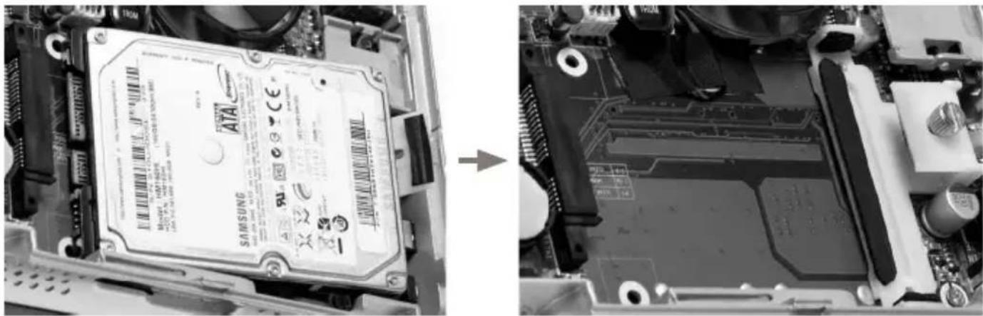 Zotac ZBOXHD-ID40-PLUS-U - Removing a hard disk - 2