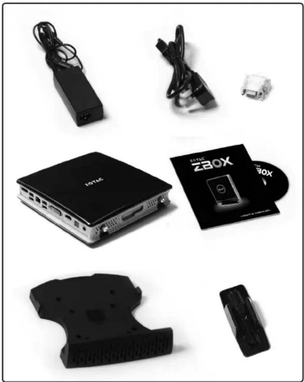 Zotac ZBOXHD-ID40-PLUS-U - Package contents - 1