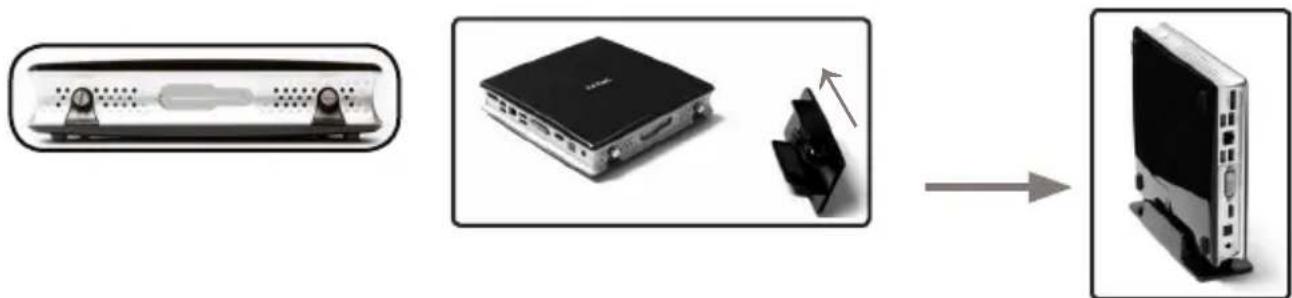 Zotac ZBOXHD-ID40-PLUS-U - Installing the stand - 1