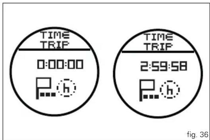 TIME TRIP 0:00:00 h TIME TRIP 2:59:58 h fig. 36