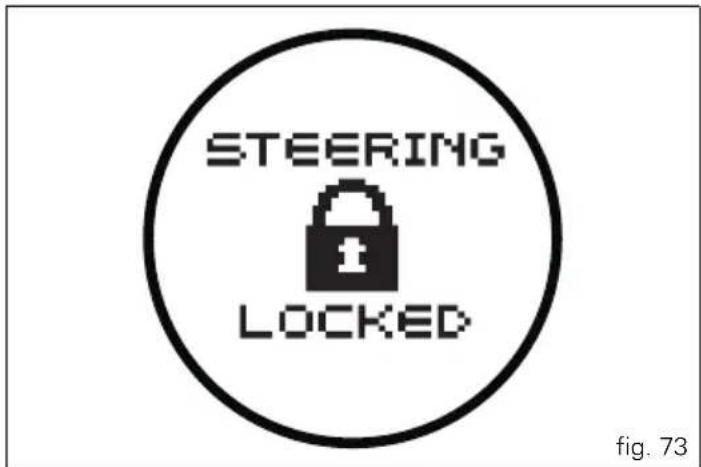 STEERING LOCKED fig. 73
