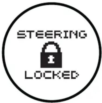 STEERING LOCKED