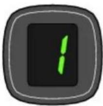 Simple graphic of a black square with a green vertical line inside, resembling a timer or digital display (no text or symbols)