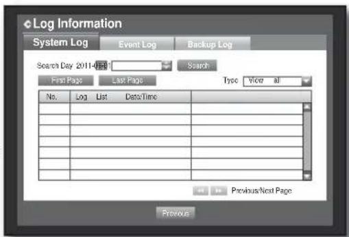 Log Information System Log Event Log Backup Log Search Day 2011-05-09 Search First Page Last Page Type View All No. Log List Dates/Time ( ( ( ( ( ( ( ( ( ( ( ( ( ( ( ( ( ( ( ( ( ( ( ( ( ( ( ( ( ( ( ( ( ( ( ( ( ( ( ( ( ( ( ( ( ( ( ( ( ( ( ( ( ( ( ( ( ( ( ( ( ( ( ( ? Previous/Next Page Previous