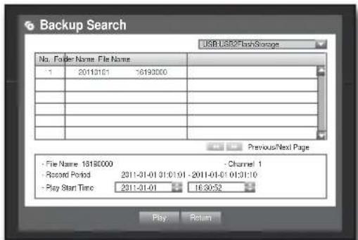 Backup Search USB: USB2*boxStorage No. Folder Name: File Name: 1 2011/01/01 16193000 - - - - - - - - - - - - - - - - - - - - - - - - - - - - - - - - - - - - - - - - - - - - - - - - - - - - - - - - - - - - - - - - - - - - - - - - - - - - - - - - - - - - - - - - - - - + Previous/Next Page - File Name: 18190000 - Channel 1 - Record Period: 2011-01-01 31:01:01 - 2011-01-01 01:31:10 - Play Start Time: 2011-01-01 16:30:52 Play Return