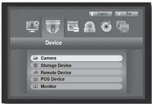 Device Camera Storage Device Remote Device POS Device Monitor