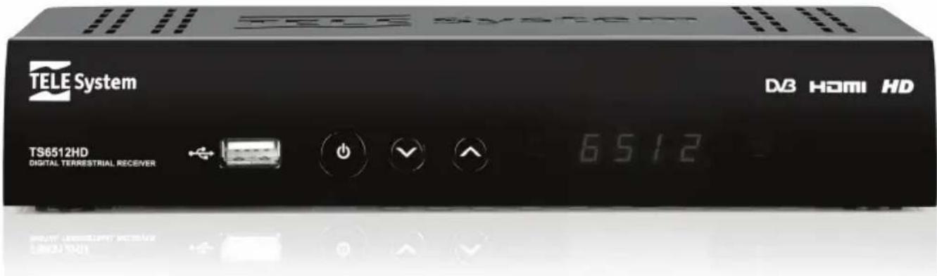 TELE SYSTEM DS3 HDMI HD TS6512HD DIGITAL TERRESTRIAL RECEIVER 6512
