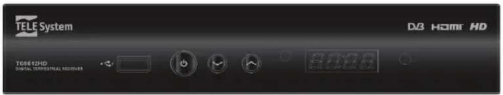 TELE System DB HOME HD T06612HD DIGITAL TERRITUSTRIAL RECEIVER OFFICE ON/OFFICE ON/OFFICE
