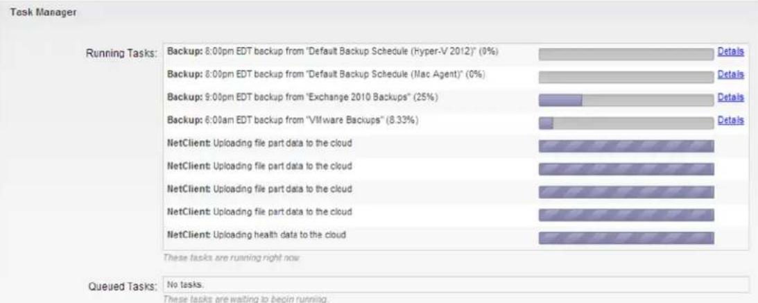 Barracuda Networks Backup Server 390 - Task Messages - 1