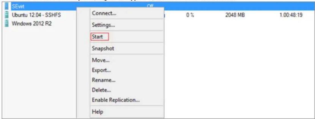 SEvirt Ubuntu 12.04 - SSHFS Windows 2012 R2 Connect... Settings... Start Snapshot Move... Export... Rename... Delete... Enable Replication... Help 0 % 2048 MB 1.00:48:19