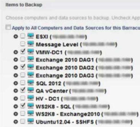 Barracuda Networks Backup Server 390 - Schedule Name - 1