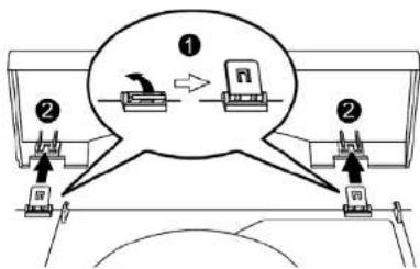 Diagram illustrating a mechanical or electrical system with labeled components and directional arrows, including numbered callouts.