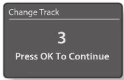 Change Track 3 Press OK To Continue