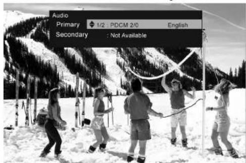 Audio Primary 1/2 PDCM 2/0 English Secondary : Not Available