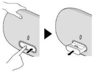 DENON Cocoon Portable DSD300BKE2 - How to eject/store the Dock - 1