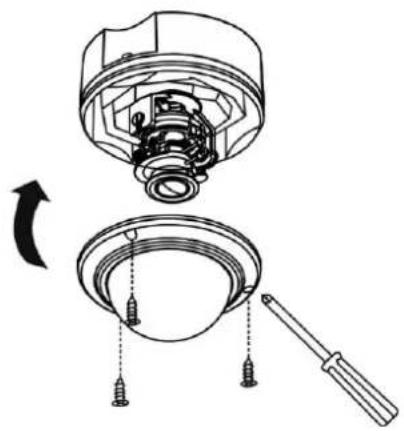 Mechanical assembly diagram showing a clamping mechanism with no text or symbols