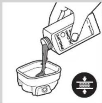 PHILIPS SensoTouch 3D RQ1284 - Preparing the Jet Clean System for use - 2
